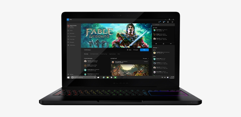 Windows 10 Razer Blade - Razer Blade Pro Hd, transparent png