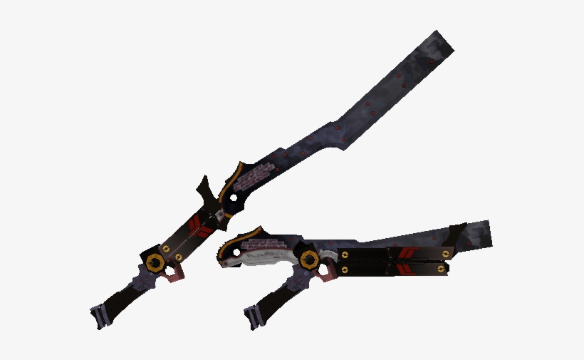 Razor Carbine Ffxiii Weapon - Final Fantasy 13 Peacemaker, transparent png