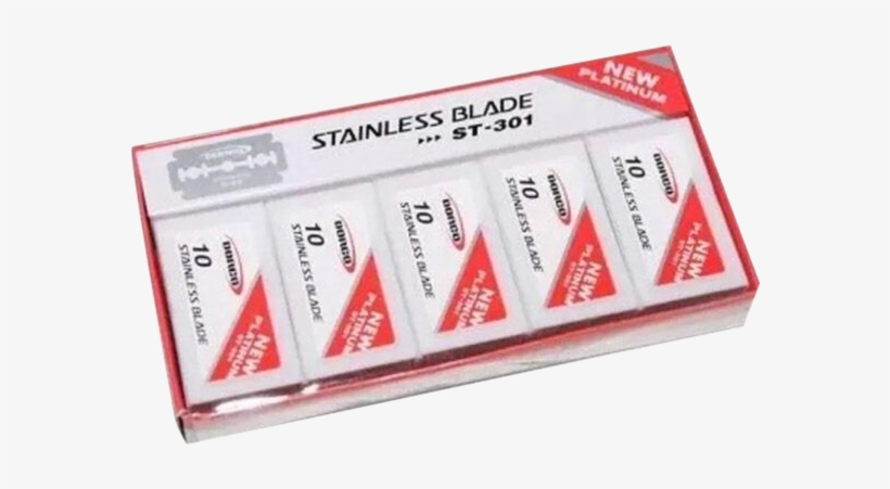 Dorco Platinum Stainless Steel De Razor Blades St301, transparent png