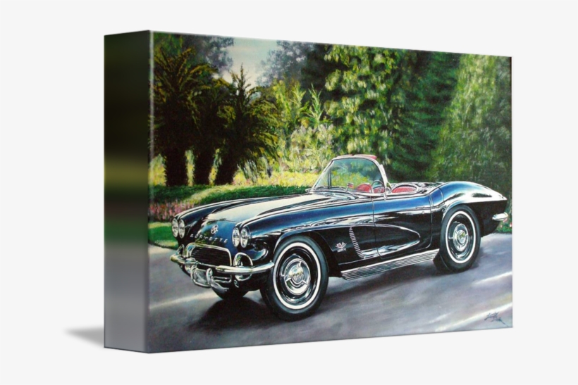 "corvette Classic Summer" By James Lima - Gallery-wrapped Canvas Art Print 10 X 6 Entitled Corvette, transparent png