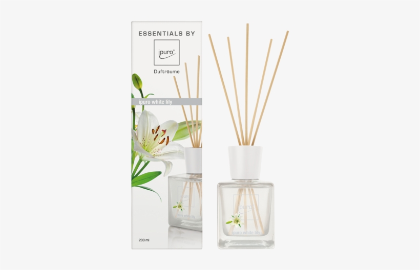 Image - Essential Line - White Lilly - 200ml - Ipuro White Lily, transparent png