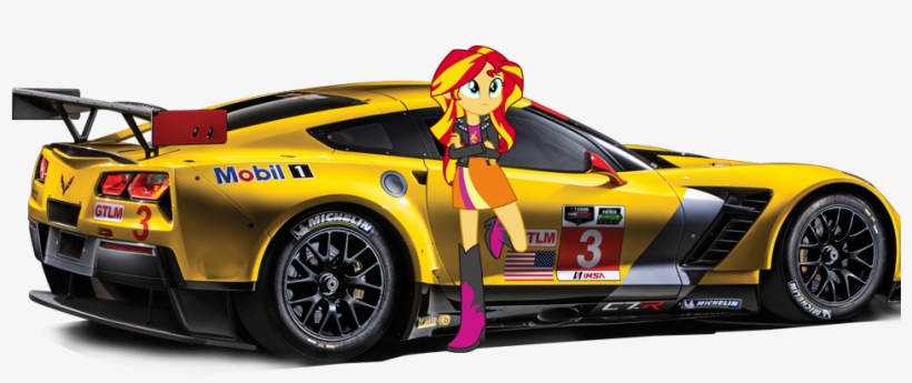 Clipart Black And White Library Sunset Shimmer C By - Corvette C7r Png, transparent png