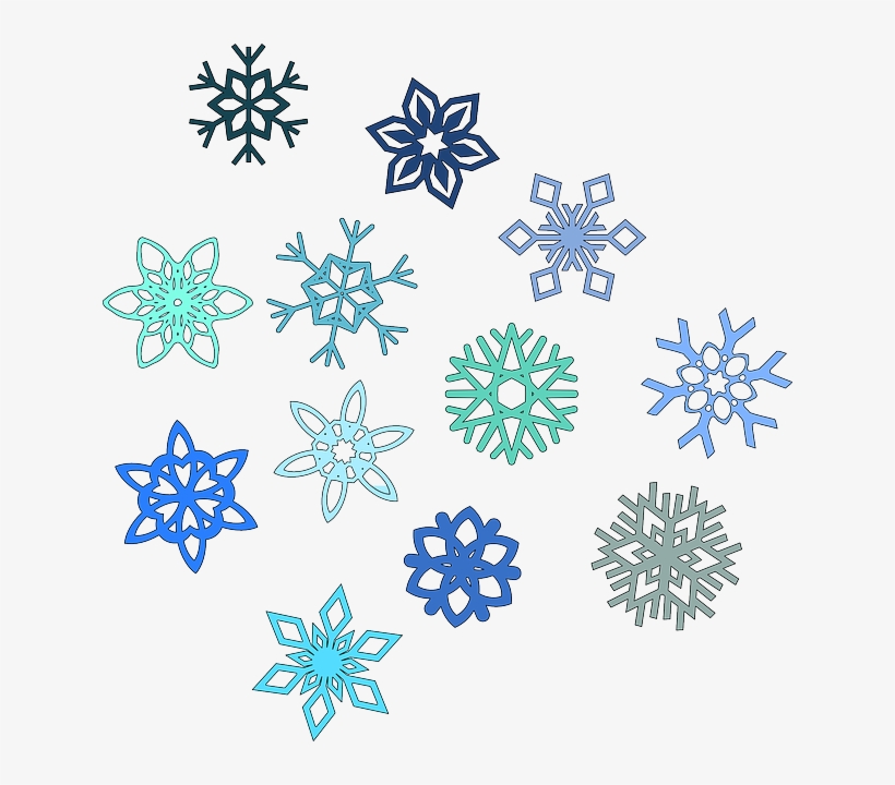 Imagen Gratis En Pixabay Copo De Nieve Hexágono Snow - Snowflake Clip Art, transparent png