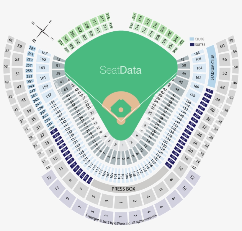 Click Section To See The View - Dodger Stadium, transparent png