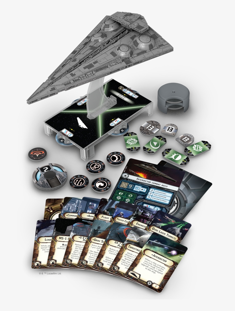 Swm16 Spread - Fantasy Flight Games Star Wars: Armada - Interdictor, transparent png