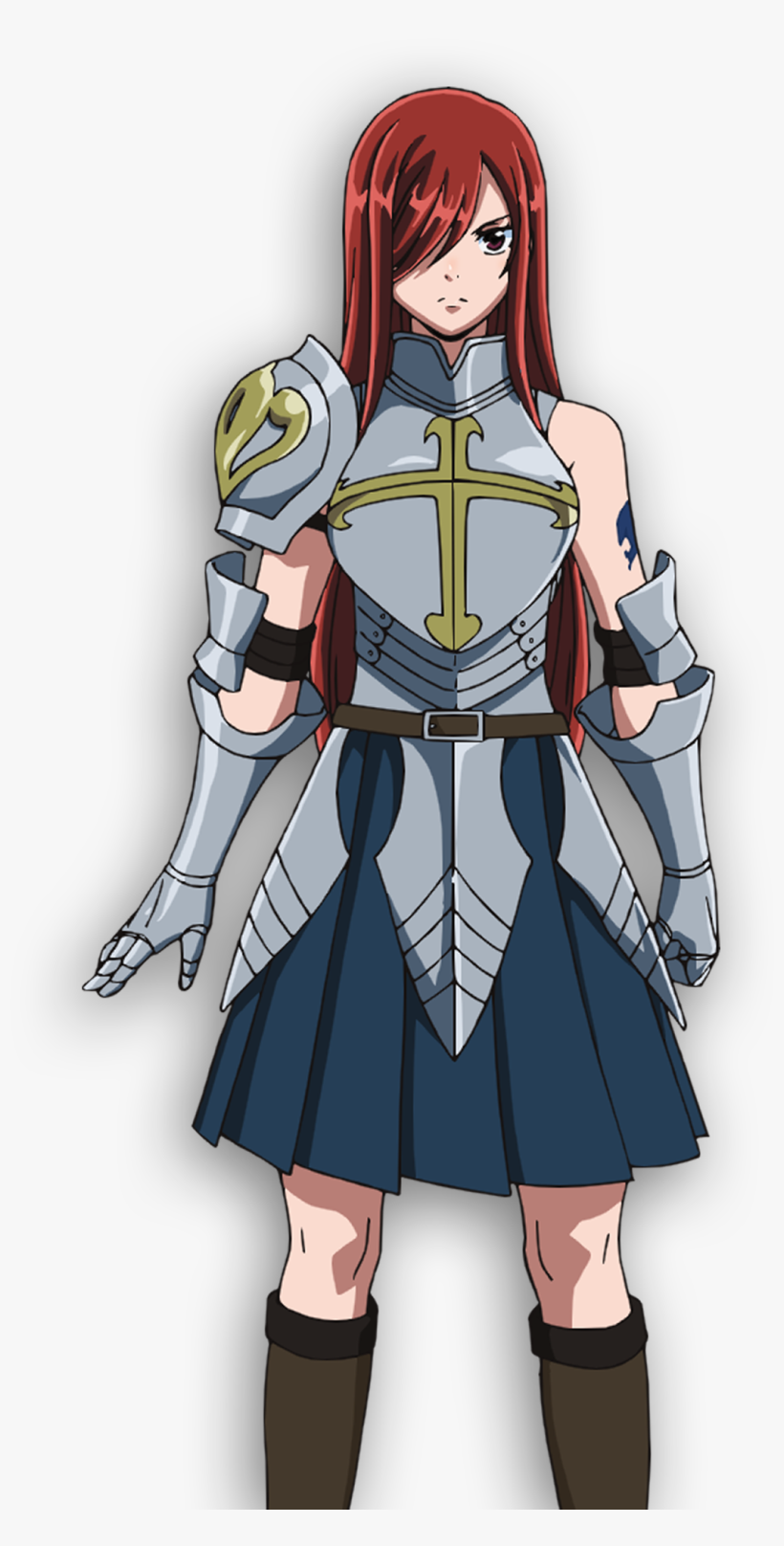 Erza Scarlett - Fairy Tail Erza Dragon, transparent png