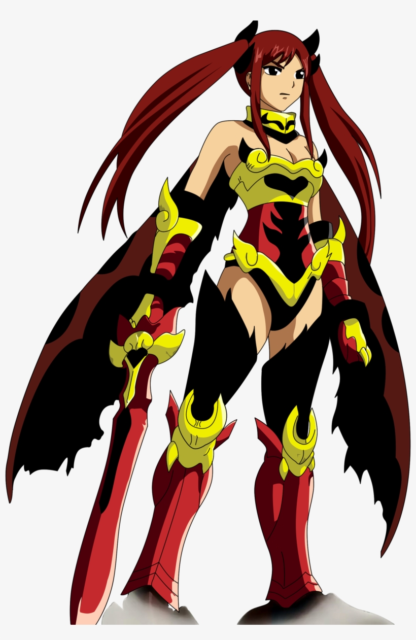 Erza Scarlet Flame Empress Arm By Ice Do - Erza Scarlet Fire Empress Armor, transparent png