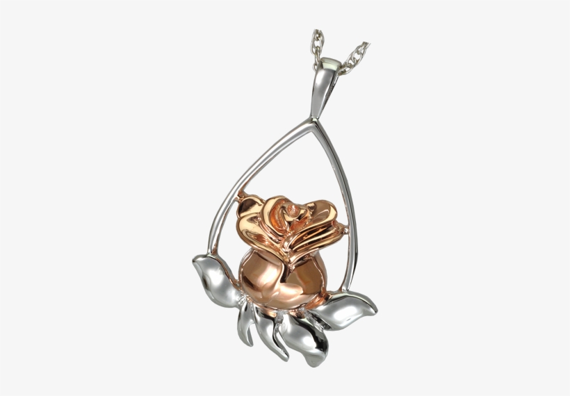 Rose Tear Drop - Rose Teardrop Cremation Necklace, transparent png