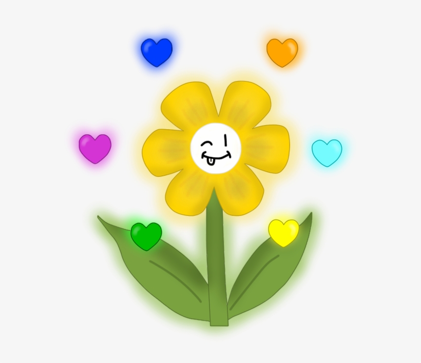 Flowey Transparent Tiny - Flowey, transparent png