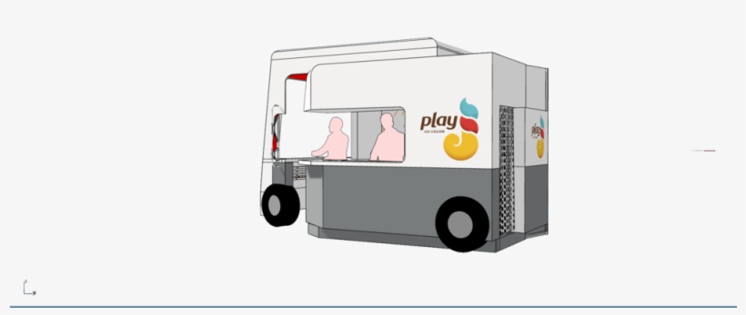 Ice Cream Truck Kiosk - Portable Network Graphics, transparent png