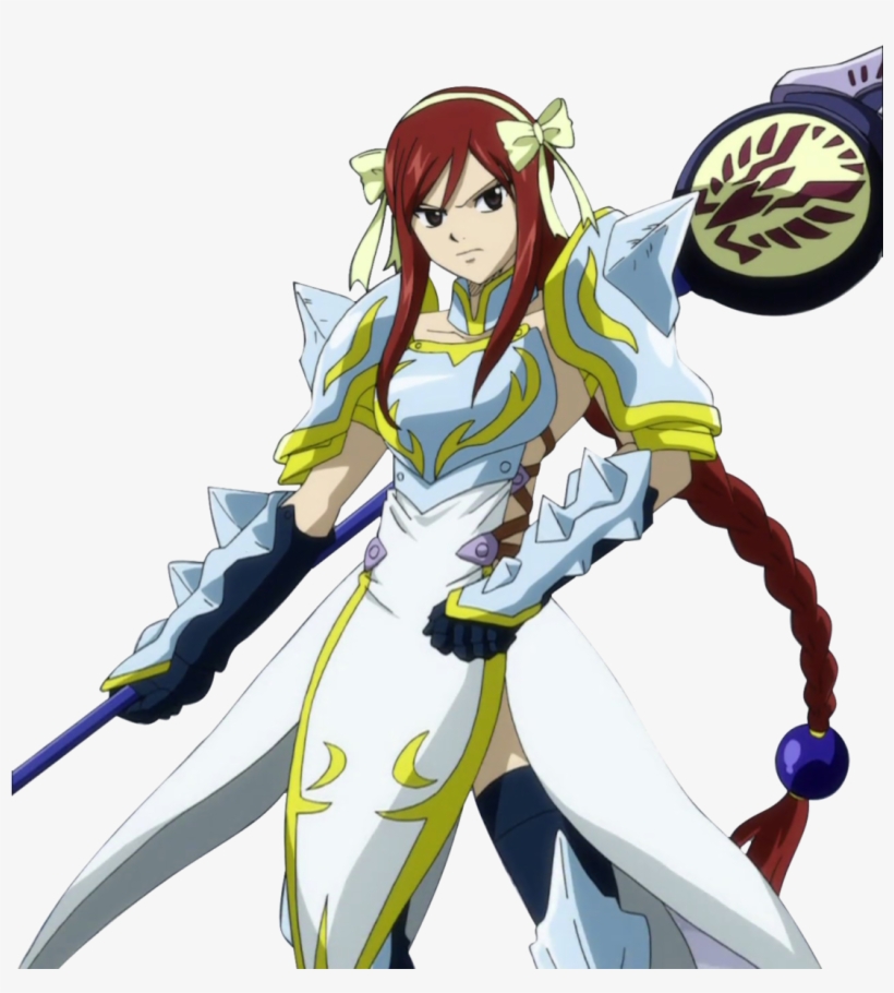 Erza Scarlet Fairy Tail Armor Download Fairy Tail Erza Lightning Empress Armor 1096x1204 PNG