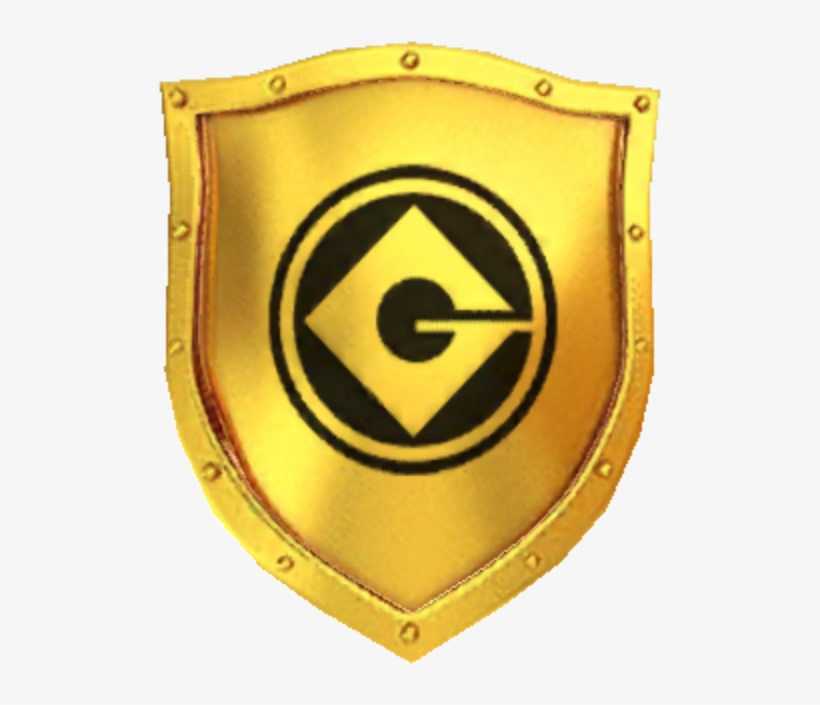 Minion Rush Golden Shield - Minions, transparent png