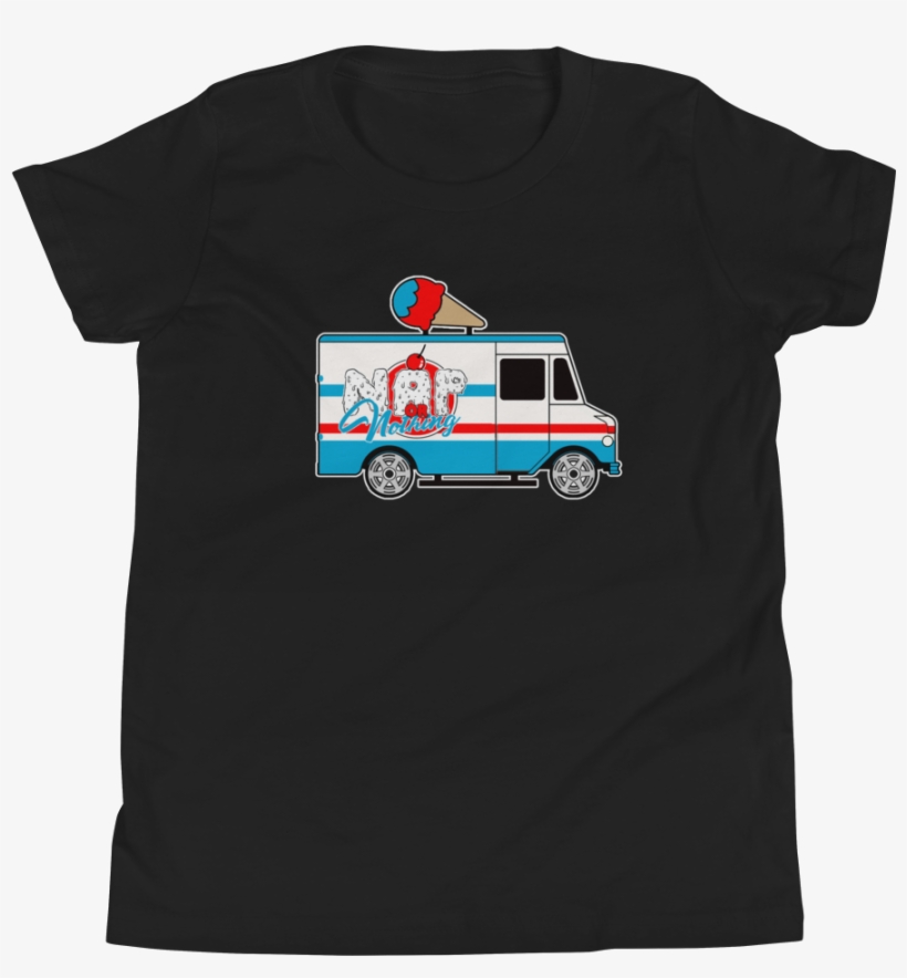 “ice Cream Truck” Youth Short Sleeve T-shirt - Shirt, transparent png
