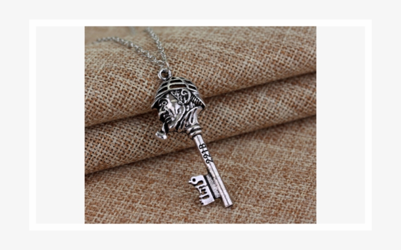 Vintage Stylish Shylock Detective Key Pendant Necklace - Hobbit Green Door Locket Pendant Necklace Chains Photo, transparent png