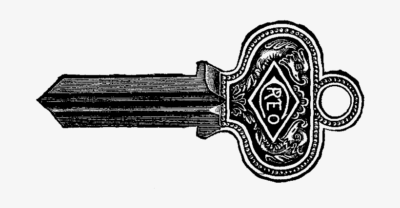 I Love The Frilly Design On This Vintage Key Digital - Vintage Key Image Png, transparent png
