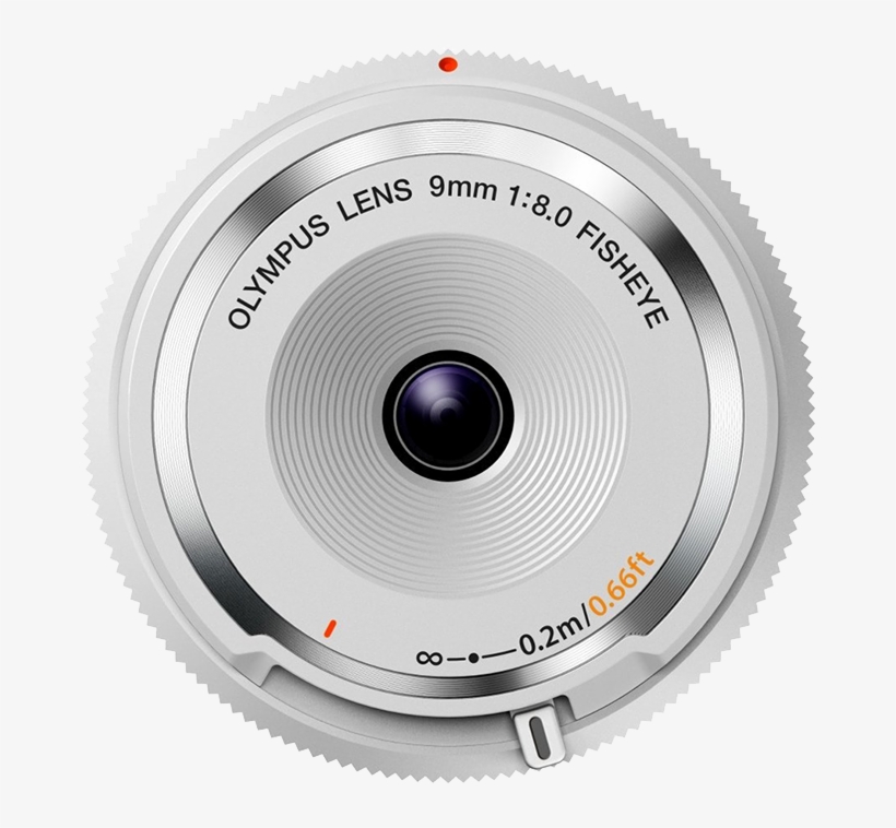 Olympus 9mm F8 Fisheye Body Cap Lens - Body Cap Lens, transparent png