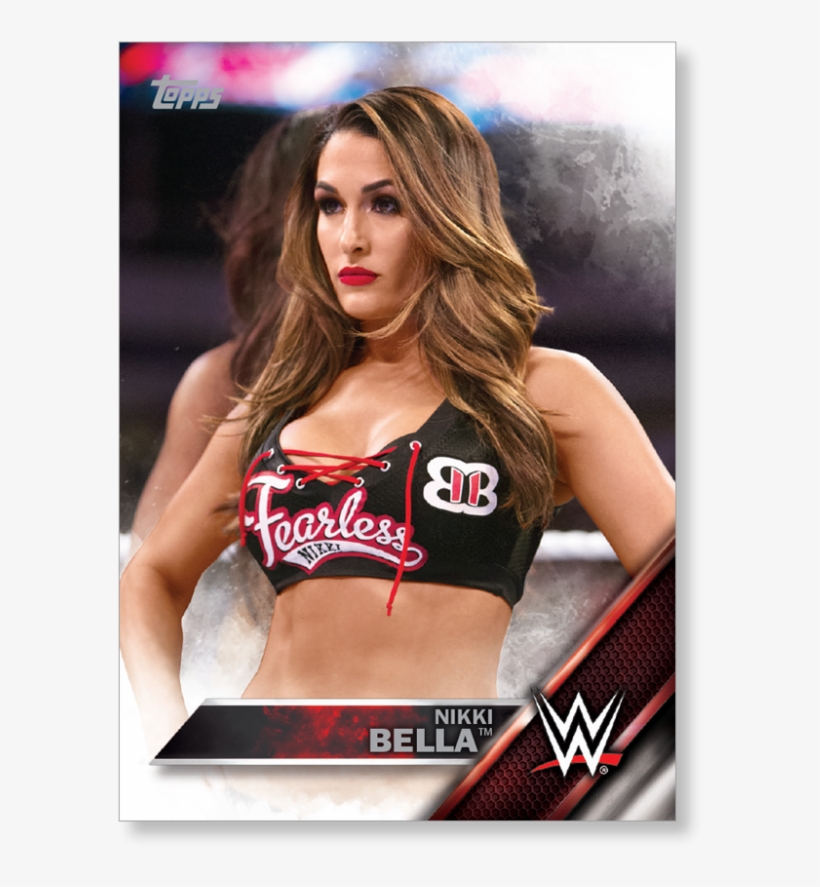 2016 Topps Wwe Nikki Bella - Topps Wwe 2016 Nikki Bella, transparent png