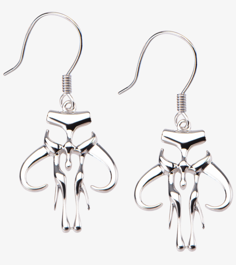Star Wars Mandalorian Symbol Sterling Silver Dangle - "star Wars Mandalorian Symbol Sterling Silver Dangle, transparent png