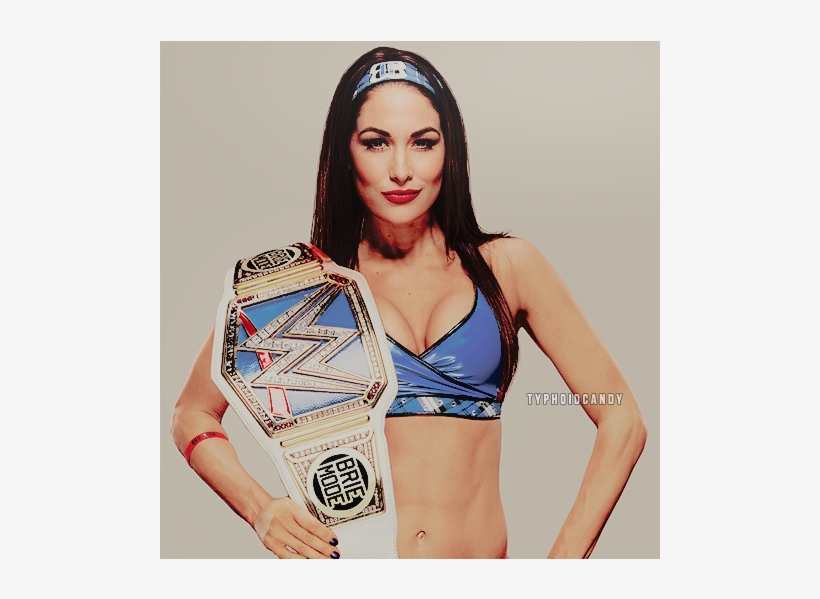 Nikki Bella And Brie Bella As The Raw And Smackdown - Brie Bella Smackdown Women's Champion, transparent png