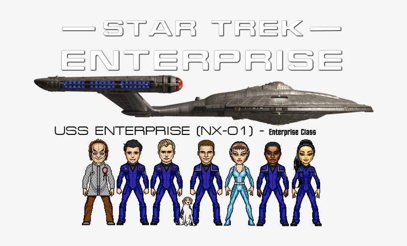 Startrek Enterprise Richb - Enterprise Nx 01 Top, transparent png