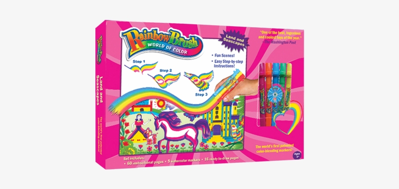Your One Source Of Educational Toy Hobby Store, Kids - Rainbow Brush Safari Activity Book - Hardcover By Rainbow, transparent png