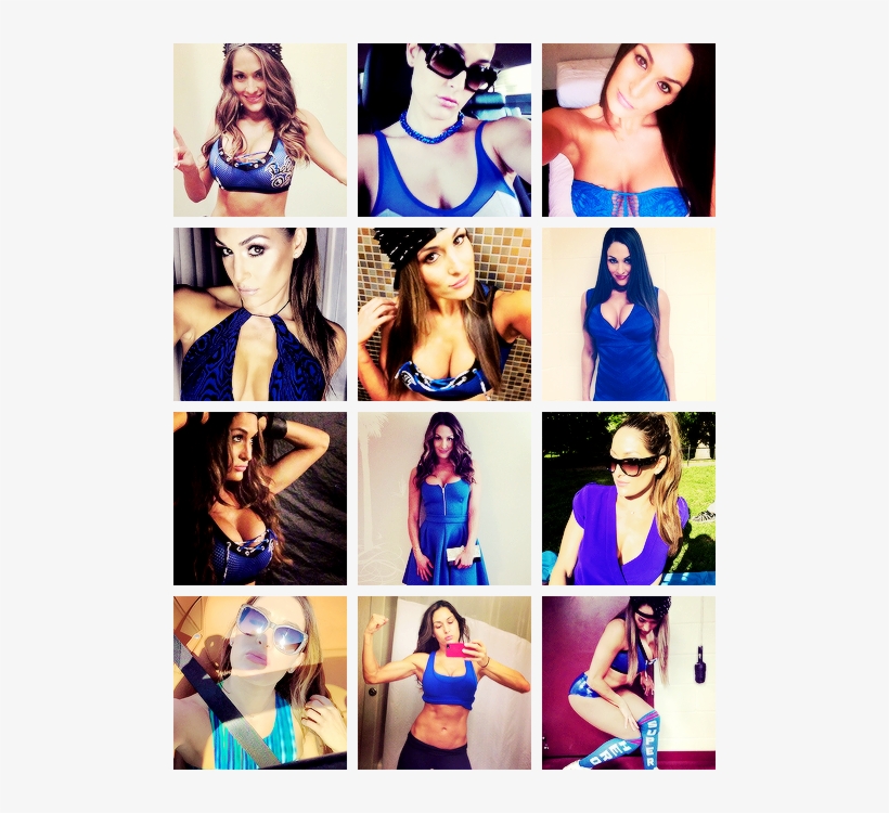 Nikki Bella Instagram Download - Collage, transparent png