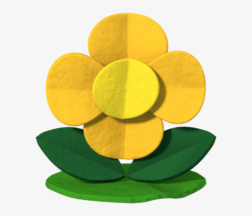 Image Paper Mario Flower Paper Mario Color Splash 732x732 PNG