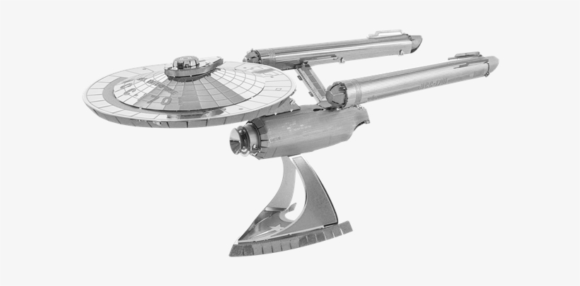 Picture Of Enterprise Ncc-1701 - Metal Earth - Star Trek Uss Enterprise Ncc-1701 Model, transparent png