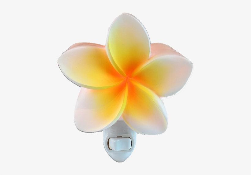 Kc Hawaii Yellow Plumeria Night Light 5.25" X 3.25", transparent png