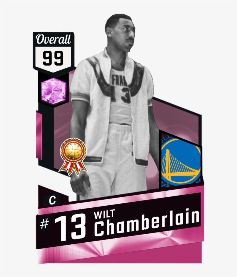 Wilt Chamberlain - Nba 2k17 Pink Diamond Cards, transparent png