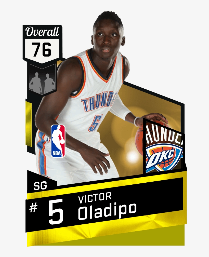 Nba 2k17 Gold Badge Png - Nba 2k17 Victor Oladipo, transparent png