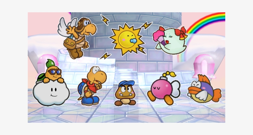 Paper Mario Partners, transparent png