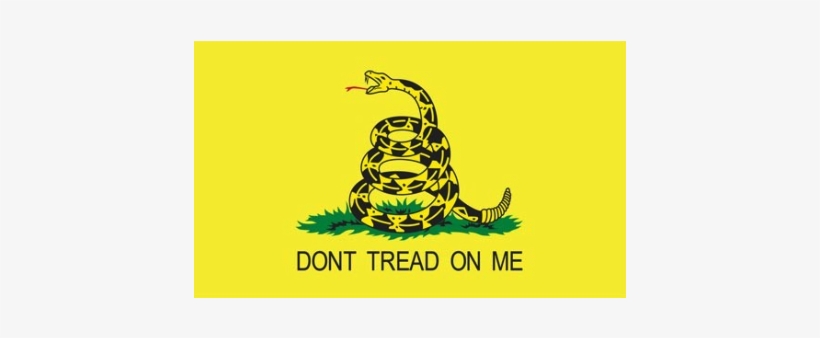 3' X 5' Gadsden "don't - Confederate Flag Dont Tread On Me, transparent png
