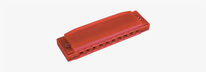 Hohner See-thru Happy Harp Red - Hohner Wind Instruments Happy Color Harp Harmonica, transparent png