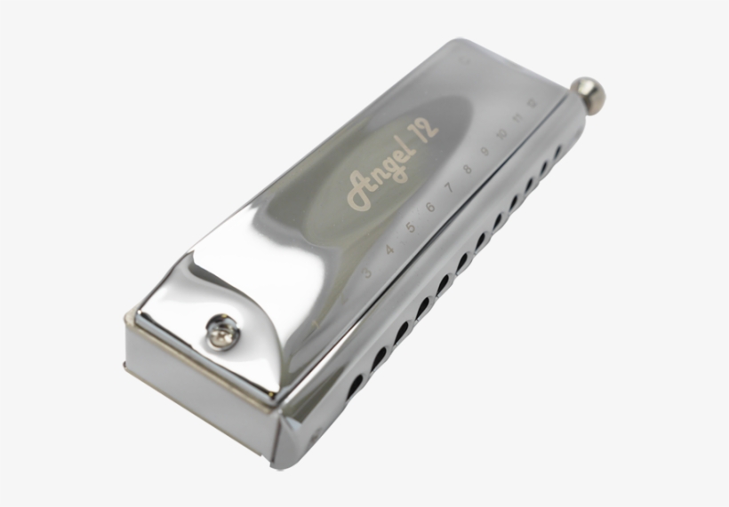12 Hole Chromatic Harmonica C, G And Low - Angel Harmonica, transparent png