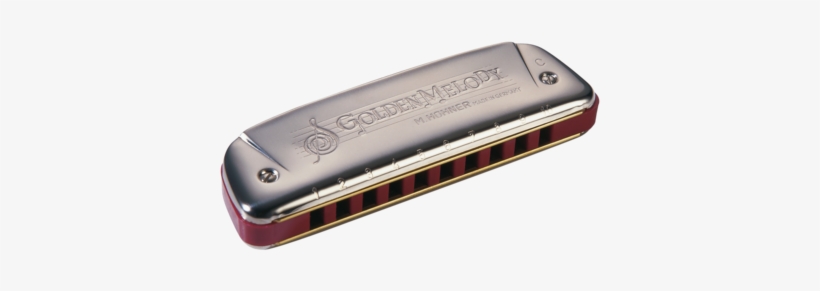 Hohner 542pbx Ef Golden Melody Harmonica, Key Of E - Hohner Golden Melody Diatonic Harmonica, F, transparent png