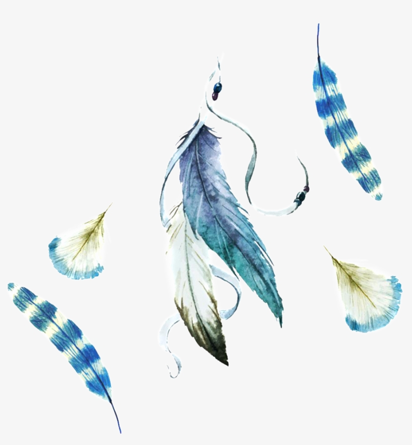 Dreamcatcher Feathers Shower Curtain, transparent png