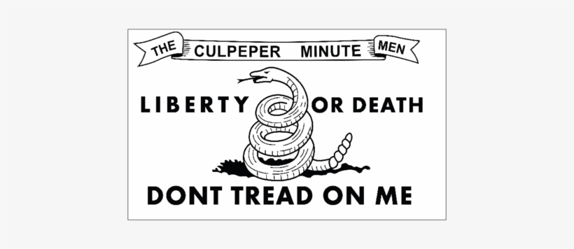 Don't Tread On Me Printable Flag - Gadsden Flag Sticker (rectangle), transparent png