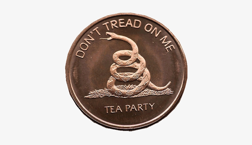 Copper Round, Don't Tread On Me - Gadsden Flag, transparent png