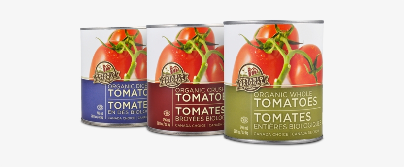 About Ontario Natural - Ontario Natural Tomatoes Diced Organic No Salt 398ml, transparent png