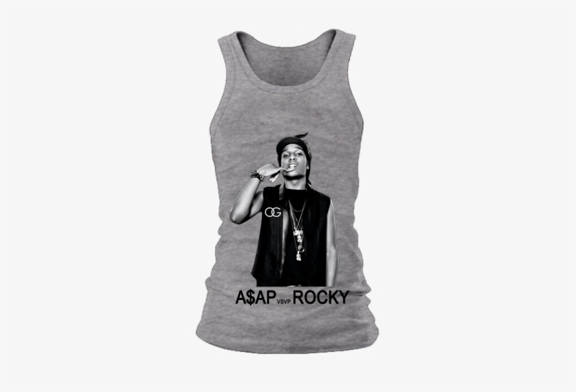 Принты Asap Rocky На Футболки, Кофты, Свитшоты - Asap Rocky Rapper Asap Mob Music Bw 16x12 Wall Print, transparent png