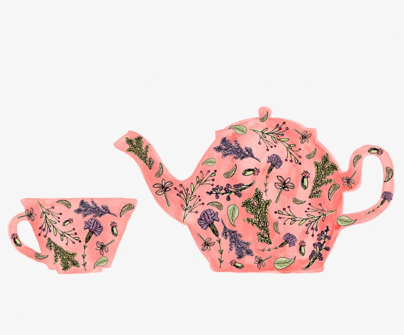Teapot And Tea Cup Png - Tea Cup Illustration Png, transparent png