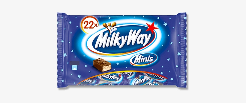Milky Way Minis 24x366g - Milky Way Chocolate, transparent png