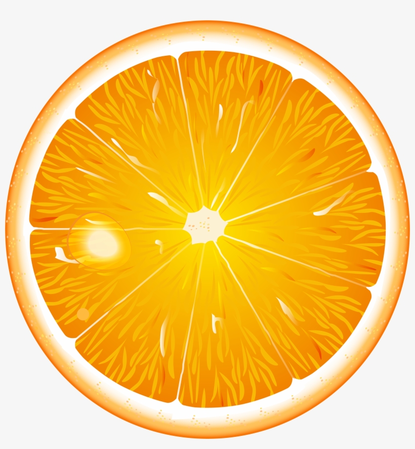 Orange Slice Png, transparent png