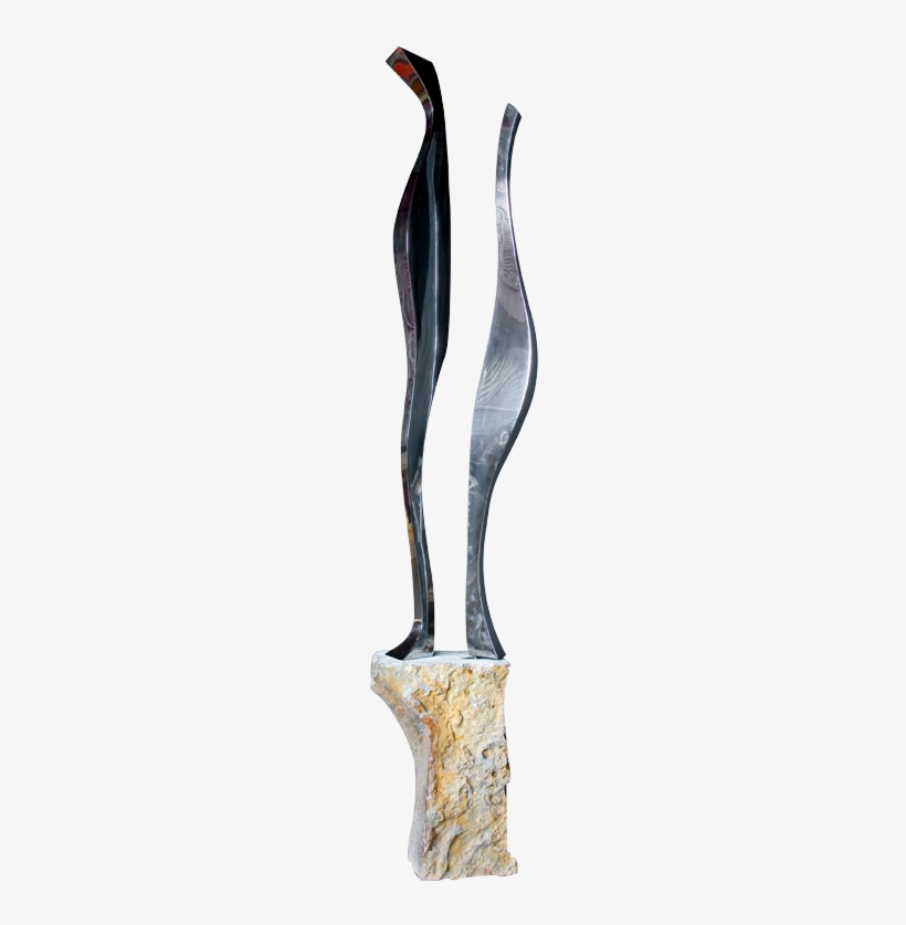 Stainless Steel Sculpture - Sculpture, transparent png