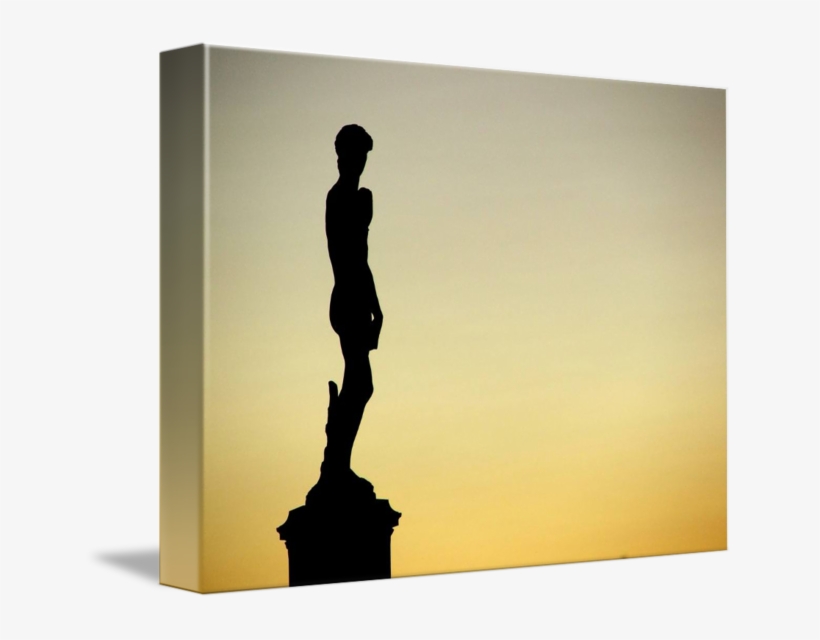 Statue Of David Silhouette By Matthew Mills - Matt Mills, transparent png