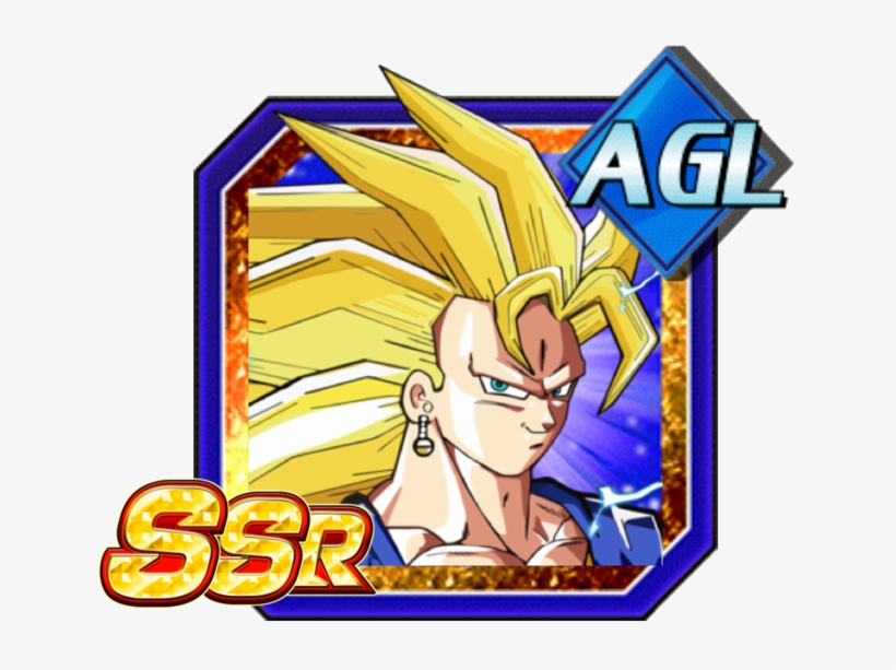Transcended Potara Warrior Super Saiyan 3 Vegito - Dokkan Battle Vegeta Ssj2 Agi, transparent png