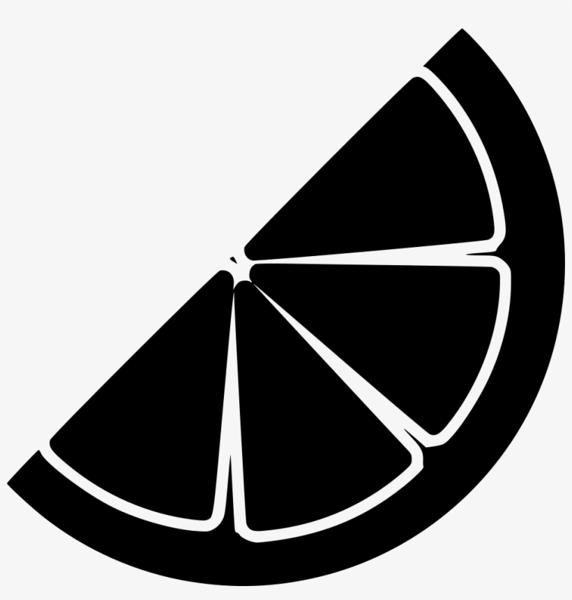 Fruit Healthy Orange Orangeslice Fruits Fresh Ripe - Lime Wedge Black And White, transparent png