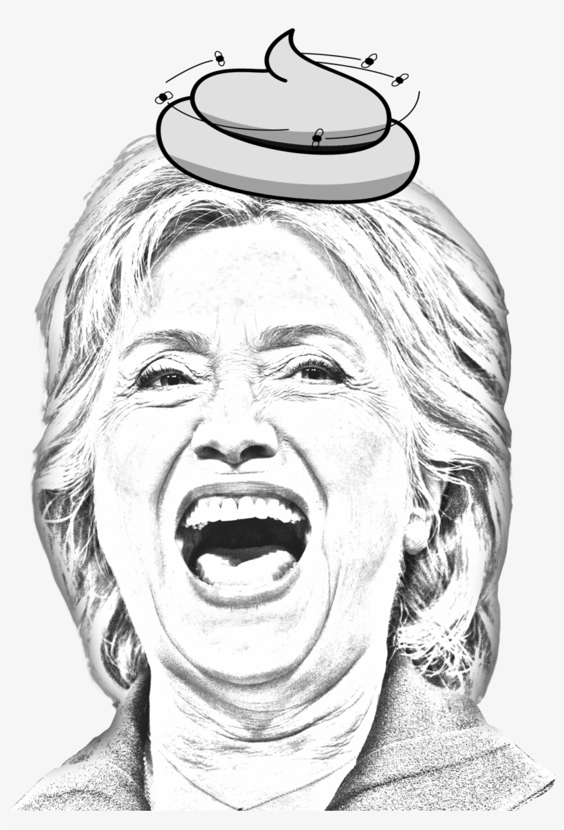 Hillary "doo-doo Diane" Clinton - Face, transparent png