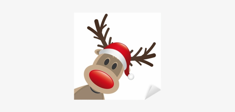 Renne Babbo Natale Rudolph, transparent png